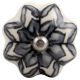 Grey Dahlia Medium Ceramic Wine Stopper